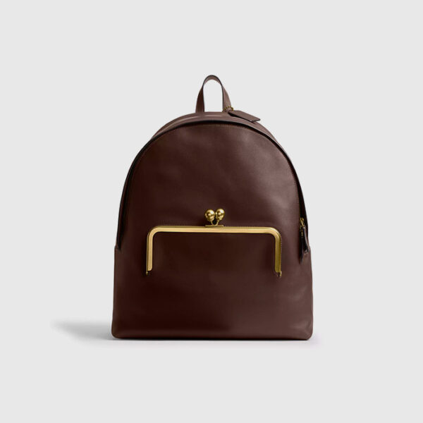 Kisslock Frame Backpack