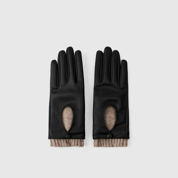 Short combined gloves