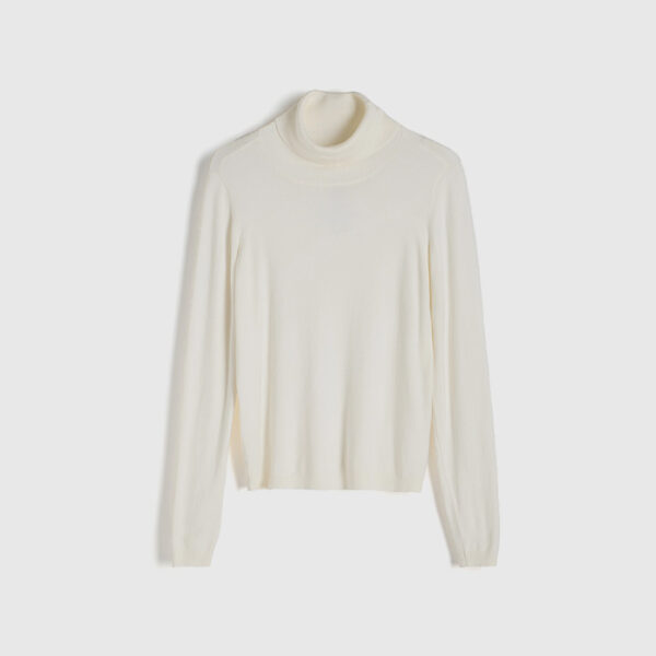 Viscose rich turtleneck