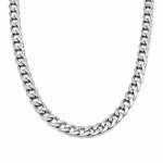 Corrente Masculina 70 Cm Elo Grumet 1x1 Aço Inox