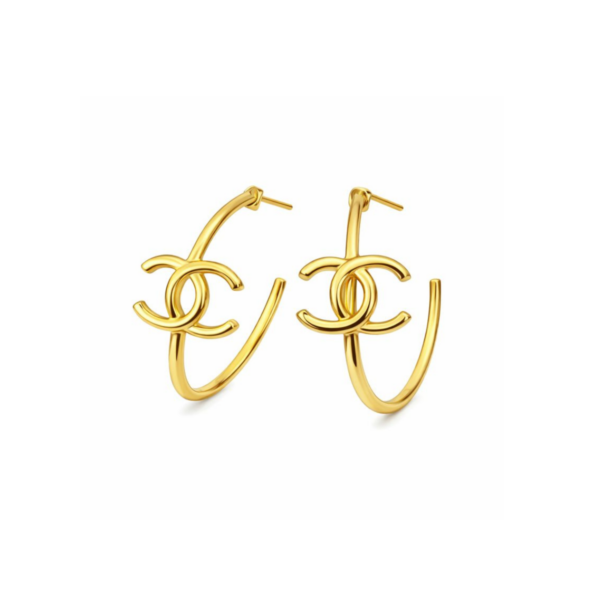 Brinco Feminino Elegante Banhado a Ouro