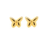 Brinco Borboleta Mini Banhado a Ouro