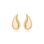 Brinco Gota Elegante Banhado A Ouro