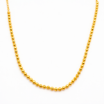 Choker Feminino de Bolinhas Banhado