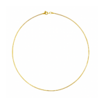 Choker Rígida de Fio Torcido com Fecho Banhado a Ouro