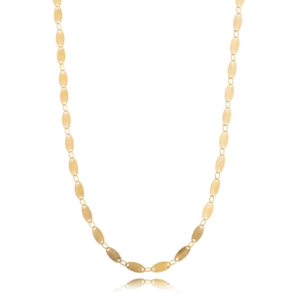 Choker De Plaquinhas Básica Banhado A Ouro
