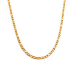 Corrente Masculina 60 cm Elo 3×1 Aço Inox Pvd Dourado