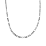 Corrente Masculina 60 Cm Elo 3×1 Aço Inox Prata