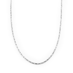 Corrente Masculina 70 Cm Elo Grumet Cadeado Aço Inox Dourado
