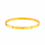 Bracelete Inspiração Cravejado com Zircônias em Aço Inox