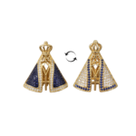 Pingente Nossa Senhora Aparecida Frente e Verso 3cm Banhado a Ouro