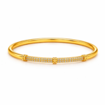 Bracelete Feminino Elegance Banhadoa Banhado a Ouro e Ródio