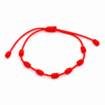 Pulseira 7 Nós Vermelho