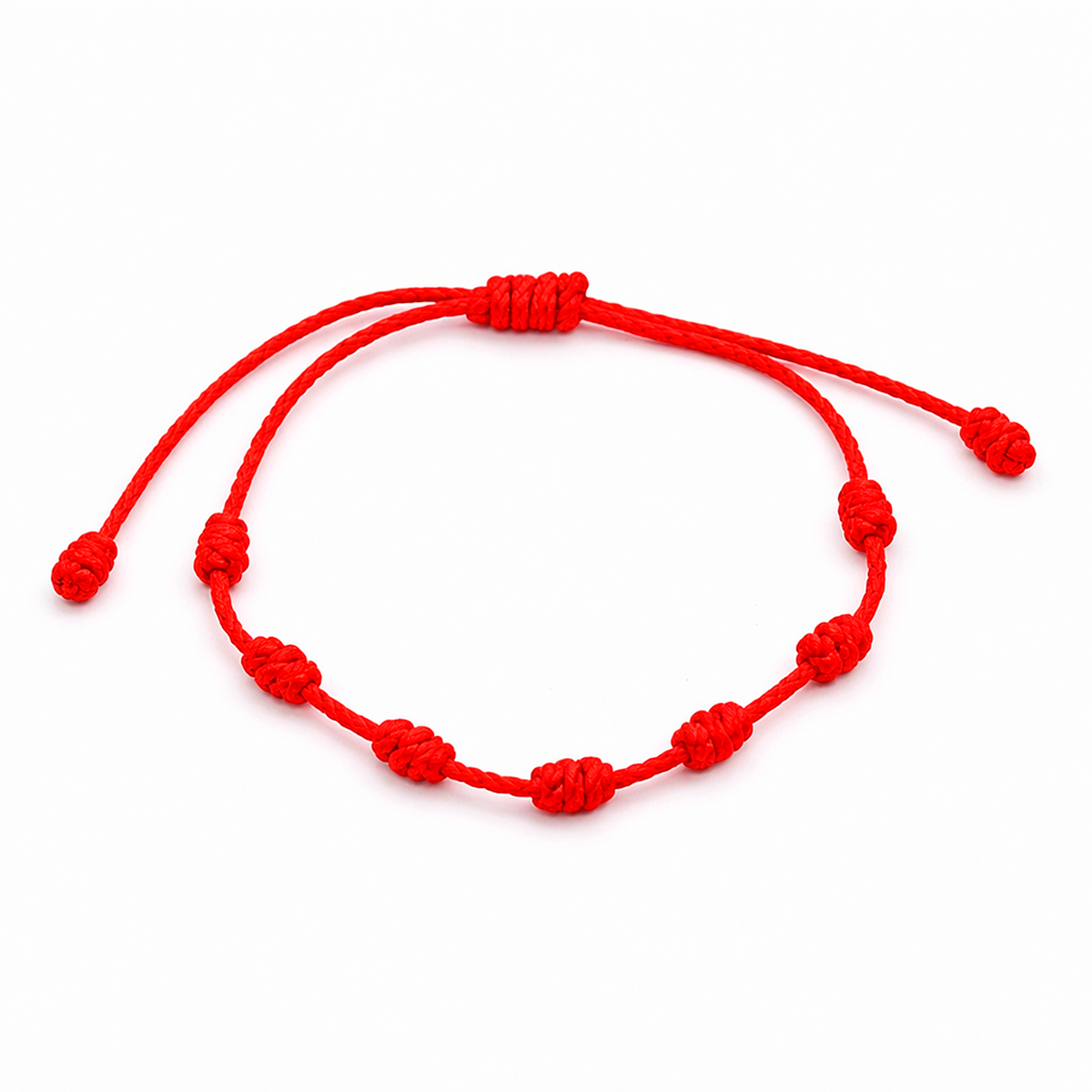 PU1979-1 Pulseira 7 Nós Vermelho - Imagem 1