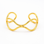 Bracelete Orgânico Flow Banhado
