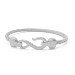 Bracelete de Aço Inox com Fecho em S Moderno e Versátil